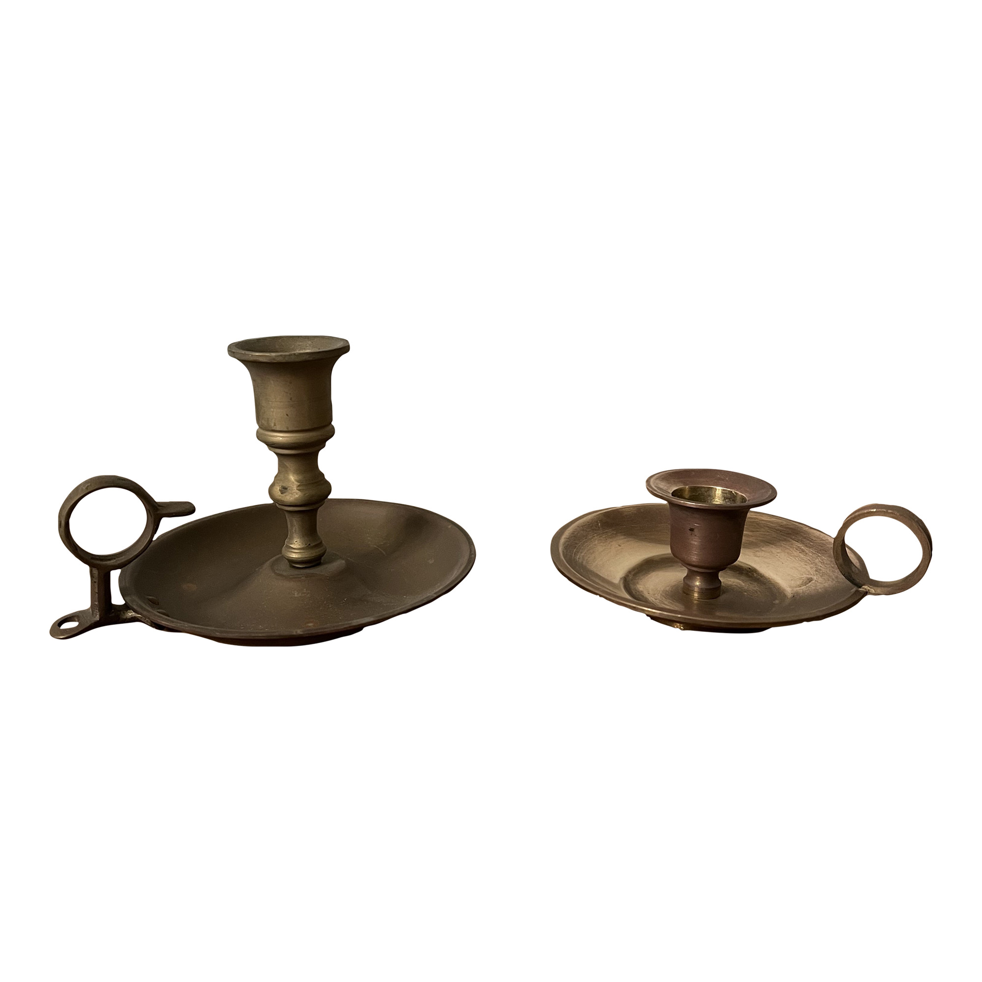 Bougeoir Ouragan Ancien Holiday Lane, Père Noël, Laiton Et Verre, Lampe à Doigt