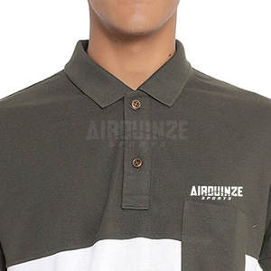 เสื้อโปโลผู้ชายแฟชั่นล่าสุดระบายอากาศได้เสื้อโปโลแขนสั้น - Product Image 5