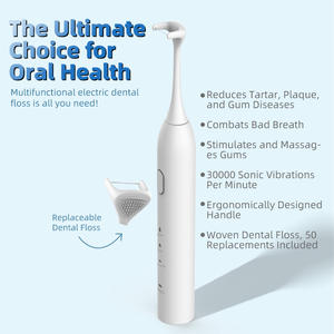 Sikat gigi elektrik Kombo terbaik, Pembersih mulut, pengeruk lidah mulut untuk alat pemutih gigi sensitif - Product Image 2