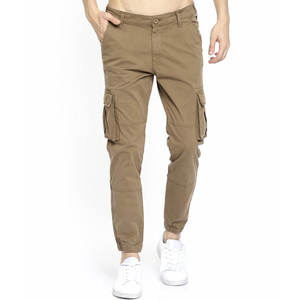 Pantalones Cargo informales de alta calidad para hombre, cómodos, de cintura media, diseño de lona, patrón recto, ligeros, venta en línea, venta al por mayor - Product Image 1