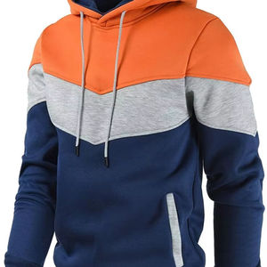 Pull-over d'hiver unisexe personnalisé, sweats à capuche en coton polaire, sweats grande taille, imprimé ODM surdimensionné, teint uni pour hommes femmes automne - Product Image 5