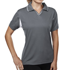 Women's <b>Waffle</b> Knitted Polo <b>Shirt</b> Breathable and Comfortable Casual Style Solid Color Travel-Friendly All-Day Wear Easy to Wear - Product Image 4