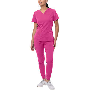 ชุดสครับพยาบาลทางการแพทย์สำหรับโรงพยาบาลมีกระเป๋าชุดสครับ - Product Image 1