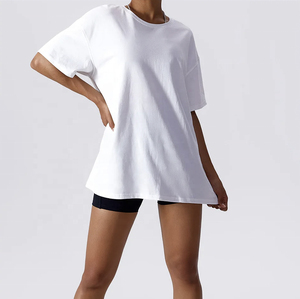 T-shirt en coton tricoté respirant pour homme, coupe ample et décontractée, idéal pour l'été et le sport, vêtement d'extérieur à coupe régulière - Product Image 3
