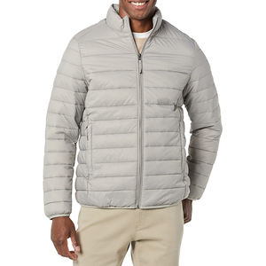 Chaqueta Deportiva de Invierno Cortavientos de Primera Calidad para Hombre, Nuevo Diseño, Color Sólido, Acolchada, 100% Nailon, Logotipo Personalizado - Product Image 1