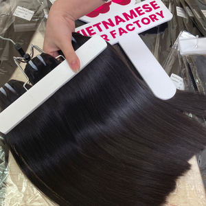 Vietnam Extension de cheveux de tissage humain 100% cheveux de donneur vierges Super Double matière première étirée avec prix de gros de haute qualité - Product Image 5