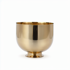 Stainless Steel <b>Gold</b> Finished Flower Vases & Planter Best Selling Design Metal Flower Vase Manufacturer Custom Handmade Vase - Product Image 1