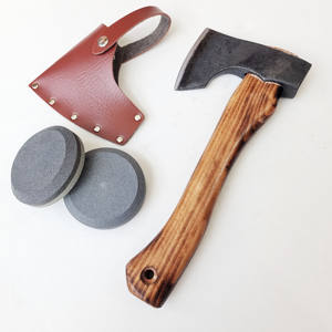 ขวานกลางแจ้งดามัสกัสแบบมืออาชีพขวานกลางแจ้งภูเขาเปิดด้วยมือบริสุทธิ์งานตามสั่ง - Product Image 6