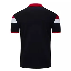 Polos para hombre Venta al por mayor Golf Fitness Diseño de alta calidad Uniforme Algodón Transpirable Poliéster Tallas grandes Camisetas personalizadas - Product Image 3