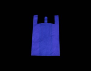 Sac en tissu non tissé bleu - Product Image 4