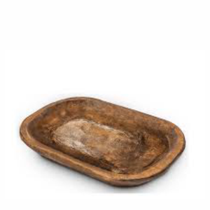 Bol de service en acacia en bois à courbe ronde polie pour la maison et l'hôtel pour le pétrissage de la pâte - Product Image 1