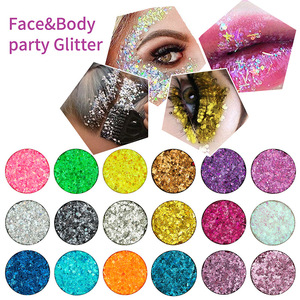 Wholesale Maquillage Gold Sparkle Chunky Pressed <b>Eyeshadow</b> Glitter Eye Shadow Makeup Products - Product Image 4