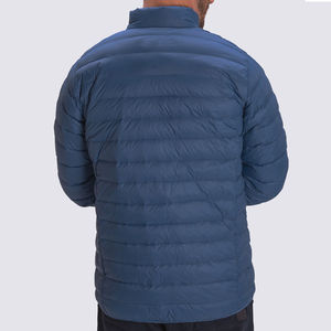 Chaqueta Acolchada Informal para Hombre, con Capucha, Cuello Alto, Logotipo Frontal Personalizado, Transpirable y Resistente al Viento - Product Image 4