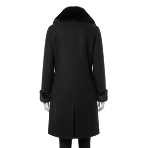 Abrigo de Invierno Teñido para Mujer, Tejido de PU, Suave y Cálido, Diseño Elegante, Ropa Casual para Exteriores, Chaqueta Moderna para Mujer - Product Image 3