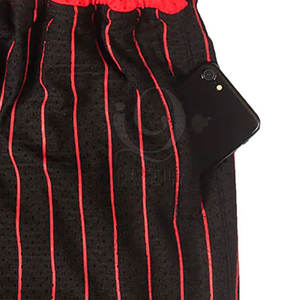 กางเกงขาสั้นผู้ชายเอวกลางผ้าตาข่ายสวมใส่สบาย มีเชือกผูก กระเป๋าข้าง แห้งเร็ว ระบายอากาศได้ดี เหมาะสำหรับออกกำลังกาย ซับในนุ่ม - Product Image 6