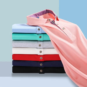 เสื้อโปโลสำหรับผู้ชายเสื้อกอล์ฟแขนสั้นดีไซน์ตามสั่งผ้าถักแบรนด์ของตัวเอง - Product Image 4