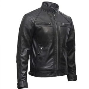 High Street Fashion Men's Biker Jacket Plumón de alta calidad con capucha y decoración de bolsillo Tallas grandes Ropa de invierno para exteriores - Product Image 1