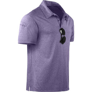 Men’s Plain Polo <b>Shirt</b> Solid Color <b>Collared</b> <b>T</b>-<b>Shirt</b> Factory Direct Wholesale - Product Image 1