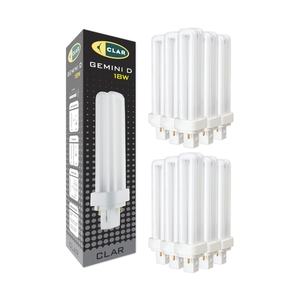 Gemini D Nhỏ Gọn Đèn Huỳnh Quang <span class=keywords><strong>13W</strong></span>, 18W <span class=keywords><strong>G24d</strong></span>-<span class=keywords><strong>2</strong></span>, Lumen Cao <span class=keywords><strong>2</strong></span>-<span class=keywords><strong>Pin</strong></span> CFL Ống Cho Công Nghiệp Và Trong Nhà Chiếu Sáng Chuyên Nghiệp - Product Image 1