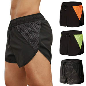 Short de sport personnalisé pour hommes grande taille en polyester, doublure de compression pour entraînement de course à pied, respirant, imprimé de style décontracté - Product Image 3