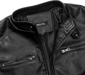 Chaqueta de Piel de Vaca para Hombre, Transpirable, Ecológica, de Secado Rápido, Cálida para Invierno, Cuello Alto, Estilo Casual, Alta Calidad, Personalizable - Product Image 3