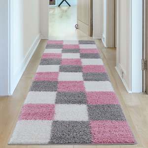 Ensemble de tapis géométriques roses Myshaggy - Product Image 5