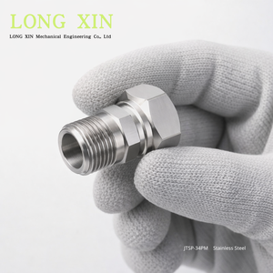 Enchufe de acoplamiento rápido de rosca macho BSPT R3/4 "-14 de acero inoxidable, HEX35, L59mm, - Product Image 2