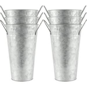 Vase décoratif en métal argenté avec détails artisanaux, idéal pour les intérieurs de maison modernes et les installations florales élégantes. - Product Image 2