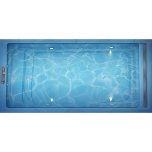 Modello elegante piscina Ready 3,20x7,60x1,40 mt - 20 m3-siamo un grossista
