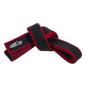 Ceinture de karaté personnalisée à couleurs tendance, de haute qualité, professionnelle, pour le jiu-jitsu, le taekwondo, le judo, avec logo personnalisé - Product Image 1