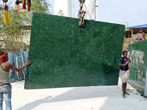 Marbre vert, marbre vert indien pour comptoirs et grandes plaques et carreaux de marbre vert - Product Image 5