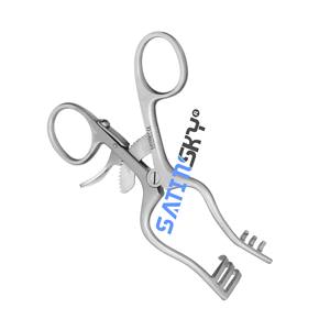 Anderson-Adson Retractor de auto retención 4x4 puntas curvas 20 cm cirugía General inoxidable grado alemán ortopédico de alta calidad - Product Image 4