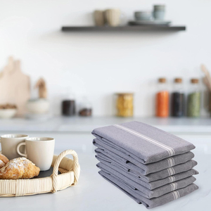 Fournisseur d'usine 100% serviettes de cuisine en coton torchons à vaisselle 100% coton lin torchon de cuisine tissu de cuisine fournisseur Pakistan - Product Image 6