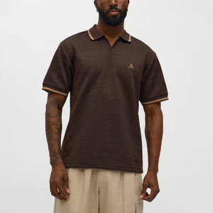 Polo de Alta Calidad con Logotipo Personalizado para Hombre, Uniforme Deportivo de Algodón y Poliéster, Bordado, Liso, Informal, con Logotipo Frontal - Product Image 1