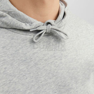 Sudadera con Capucha para Hombre DUBBIX, Gris, Corte Regular, Informal, Transpirable, de Algodón, Diseño Sólido, Bolsillo Frontal con Logotipo, Otoño - Product Image 6