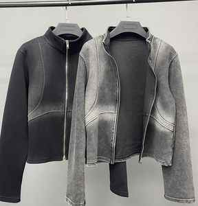 Chaqueta con cremallera completa vintage al por mayor con cremallera de lavado ácido logotipo personalizado 100% algodón sudadera básica estampada primavera invierno Sudadera con capucha básica - Product Image 3