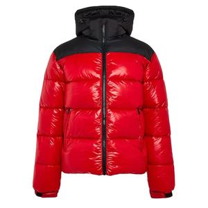 Chaqueta Acolchada Transpirable para Hombre, Cálida y Elegante, Directo de Fábrica OEM, Relleno de Algodón BS, Diseño a Rayas, Ropa de Exterior, Capucha Desmontable 2026 - Product Image 1