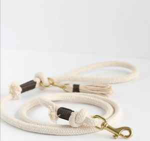 Handmade Cotton Snake Shape Accessory Customized Colored Cotton Rope Handmade Dog <b>Leash</b> <b>Pet</b> <b>Leash</b> Set - Product Image 2
