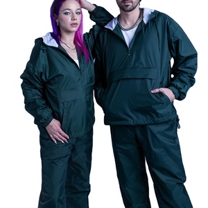 ชุดวอร์มผ้าไนลอนลำลองมีฮู้ดสำหรับใส่ได้ทั้งชายและหญิงชุดออกกำลังกายแฟชั่นผ้าประสิทธิภาพสูงพิมพ์ลายระบายอากาศได้ดีสำหรับฤดูหนาว - Product Image 1