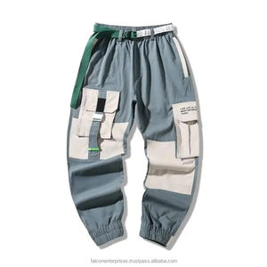 Pantalones de hombre lavados al por mayor logotipo personalizado utilidad pantalones cargo con bolsillos laterales pantalones cargo casual al aire libre pantalones de nailon - Product Image 6