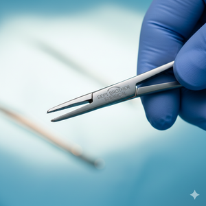 Porte-aiguilles professionnel TC 14cm/16cm/18cm, forceps chirurgical en acier inoxydable de qualité allemande - Product Image 3