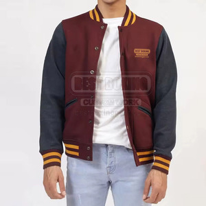 Áo khoác mùa đông cao cấp cho nam giới được thiết kế với tính thẩm mỹ vượt thời gian của thiết kế áo khoác letterman - Product Image 2