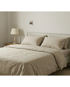 Luxury Modern Woven Solid 100% Linen Eco-Friendly Customizable Rectangle Pillowcase 45x70 cm Envelope Closure for Home Hotel - Product Image 5