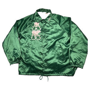 Chaqueta Universitaria Bordada de la Hermandad Iota Phi Lambda para Hombre |   Abrigo de Invierno Transpirable con Forro de Poliéster y Seda Bordada en la Parte Delantera - Product Image 1