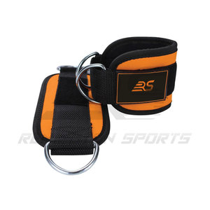 2024 néoprène rembourré gym sport cheville D anneau pour câble machines haltérophilie Gym cheville manchette Gym Fitness cheville sangles - Product Image 2