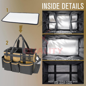 กระเป๋าขนม้าดีไซน์ให้มีน้ำหนักเบากันน้ำได้กระเป๋าสำหรับใส่ของและอุปกรณ์เสริมสวย - Product Image 2