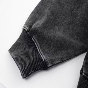 Sudadera con capucha lavada Vintage para hombre Estilo Hip Hop Patchwork Diseño Sudadera de gran tamaño Punk Rock Pullover Chaqueta unisex - Product Image 6