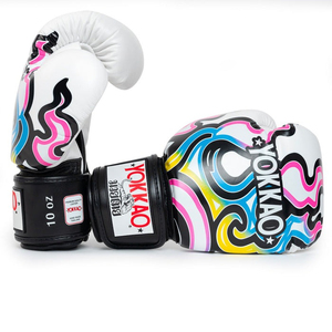 Fabricante de alta calidad Guantes de boxeo profesionales Mano Target Flames Guantes DE BOXEO - Product Image 5