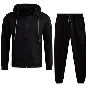 Ensembles de survêtements décontractés pour hommes en coton recyclé respirant 100 %, 280 GSM, en molleton tricoté, personnalisables, faible MOQ - Product Image 6