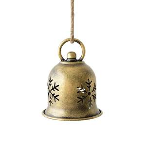 Timbre de puerta de latón hecho a mano con tallas clásicas perfecto para espacios espirituales, eventos sagrados y reuniones religiosas - Product Image 1